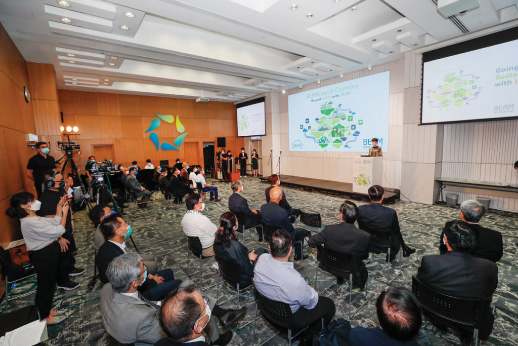 BEAM Society Limited announced the launch of a pioneering locally developed integrated Green building cloud data platform in Hong Kong and the iBEAM launch ceremony was held virtually on the same day on 13 May 2021.